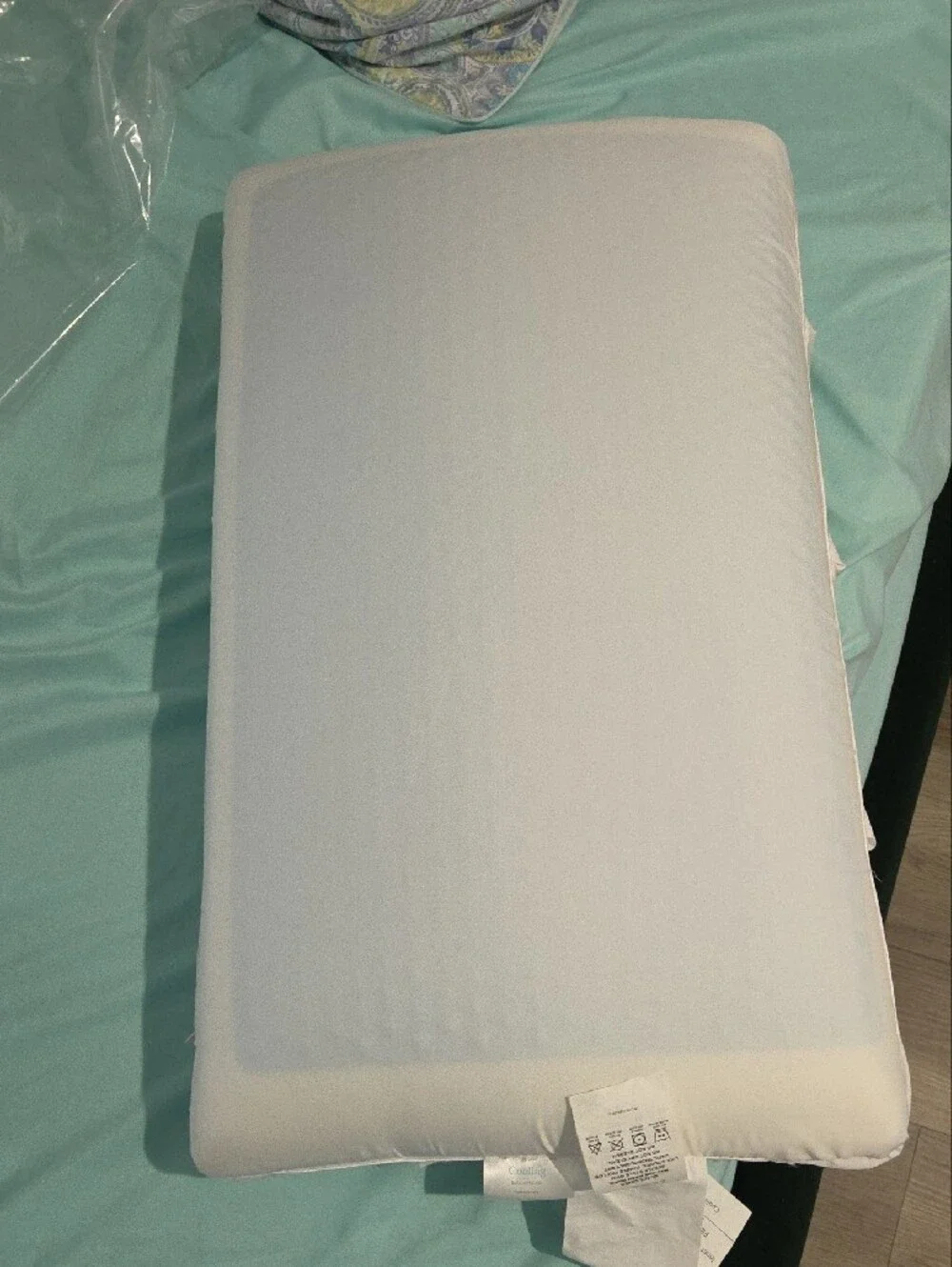 Plush White Quilted Home Bedding Pillow